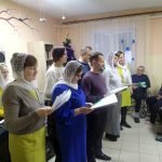 Поздравление пожилых людей в больнице сестринского ухода д. Забашевичи в рамках республиканской благотворительной акции «От всей души»
