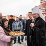 Масляничные гуляния в городе и в кафедральном соборе Воскресения Христова г. Борисова