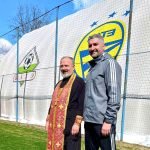 Священник освятил Борисовские стадионы