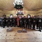 Солдаты получили благословение от священника Сергия Чуковича и Пасхальные куличи