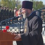 Протоиерей Георгий Тюхлов принял участие в митинге у памятника экипажу танка Павла Рака