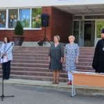 Иерей Сергий Чукович принял участие в торжественной линейке, посвящённой окончанию учебного года