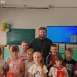 Иерей Григорий Целков провел духовно-нравственную беседу с ребятами, отдыхающими в оздоровительном лагере Дубровской СШ