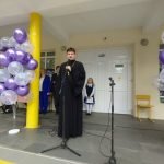 Иерей Александр Чернушенко принял участие в праздничной линейке в Рованичской средней школе