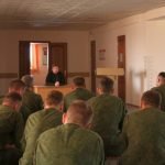 Иерей Сергий Чукович провел беседу с военнослужащими 36-й дорожно-мостовой бригады г. Жодино