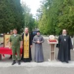 Ковчег с мощами великомученика Георгия Победоносца был принесен для поклонения в воинские части Борисова