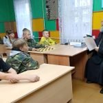 Протоиерей Николай Гмир провел беседу с воспитанниками военно-патриотического клуба