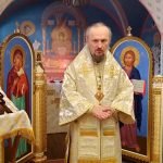 Митрополит Вениамин совершил Божественную литургию в домовом храме Борисовского епархиального управления в честь святителя Саввы Сербского