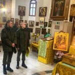 Военнослужащие школы автомобилистов 72-го ОУЦ посетили храм святого Димитрия Донского