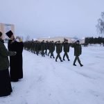 Иерей Сергий Чукович совершил молебен на начало нового учебного года в воинской части г. Жодино