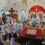 Ребята 4-х классов СШ №24 г. Борисова поздравили прихожан храма Святой Живоначальной Троицы