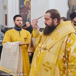 В канун Недели 34-й по Пятидесятнице епископ Амвросий совершил всенощное бдение в кафедральном соборе города Борисова