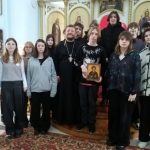 Протоиерей Александр Лазовский провел беседу со школьниками на тему «Православная Церковь в годы Великой Отечественной войны»