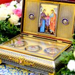 Частица Пояса Пресвятой Богородицы прибывает в кафедральный собор Воскресения Христова г. Борисова