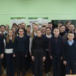 Протоиерей Игорь Васько посетил Новосёлковскую среднюю школу и библиотеку