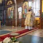 В день обретения главы Иоанна Предтечи архипастырь возглавил Литургию в Борисовском кафедральном соборе