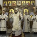 Епископ Амвросий совершил вечернее богослужение с парастасом в кафедральном соборе Воскресения Христова г. Борисова