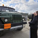 Священник Сергий Чукович освятил автомобильную технику для военнослужащих