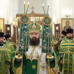 Архипастырь возглавил праздничную Литургию в день Входа Господня в Иерусалим