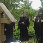 Архиерей возглавил Божественную литургию в Иоанно-Богословском монастыре д. Домашаны
