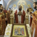 Епископ Амвросий совершил Литургию в домовом храме в честь святителя Саввы Сербского при Борисовском епархиальном управлении