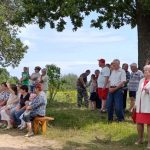 Священник принял участие в празднике дня деревни Замошье