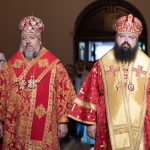 В день памяти Владимирской иконы Божией Матери епископ Амвросий совершил Литургию в Никольском монастыре г. Гомеля